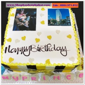 Bánh Sinh Nhật In Hình Ảnh - H185